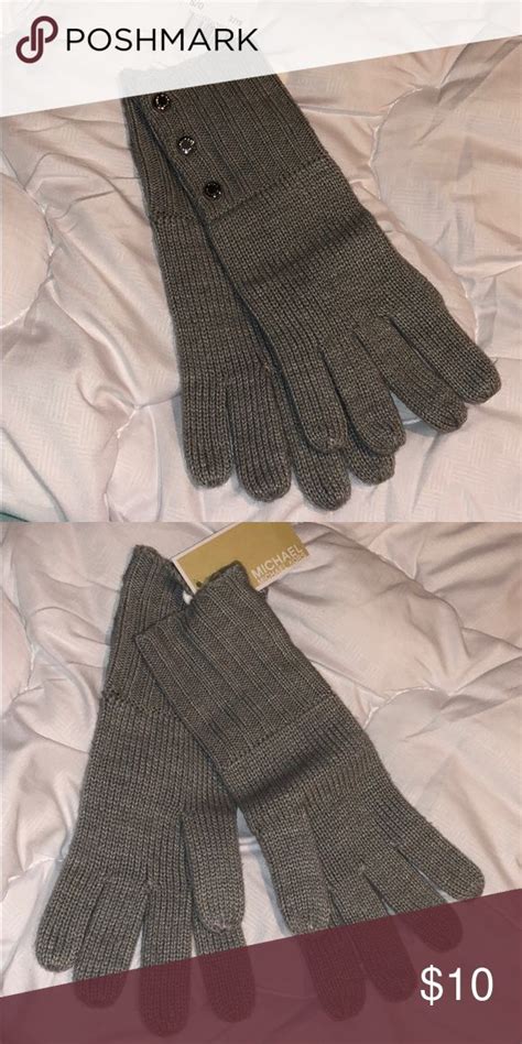 michael kors womens long knit gloves black multi-color stripes|Women's Black Hats & Gloves .